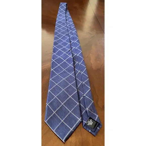 Michael Michael Kors Blue 59% Silk 41% Viscose Men’s Neck Tie Made In China - Picture 3 of 9